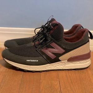 New Balance 574 Sport Decon Black Burgundy